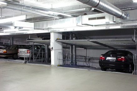 Немецкие независимые парковочные подъёмники для низких помещений
