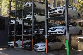 Турецкая зависимая многоярусная система парковки