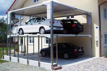 Немецкие парковочные подёмники с интеграцией в ландшафт