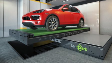 Модель автоматизированной парковки SanPark