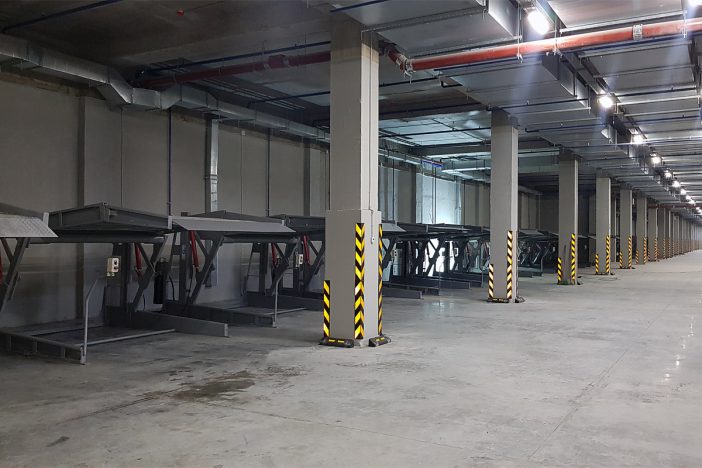 Подземный паркинг жилого комплекса "Морская Симфония"